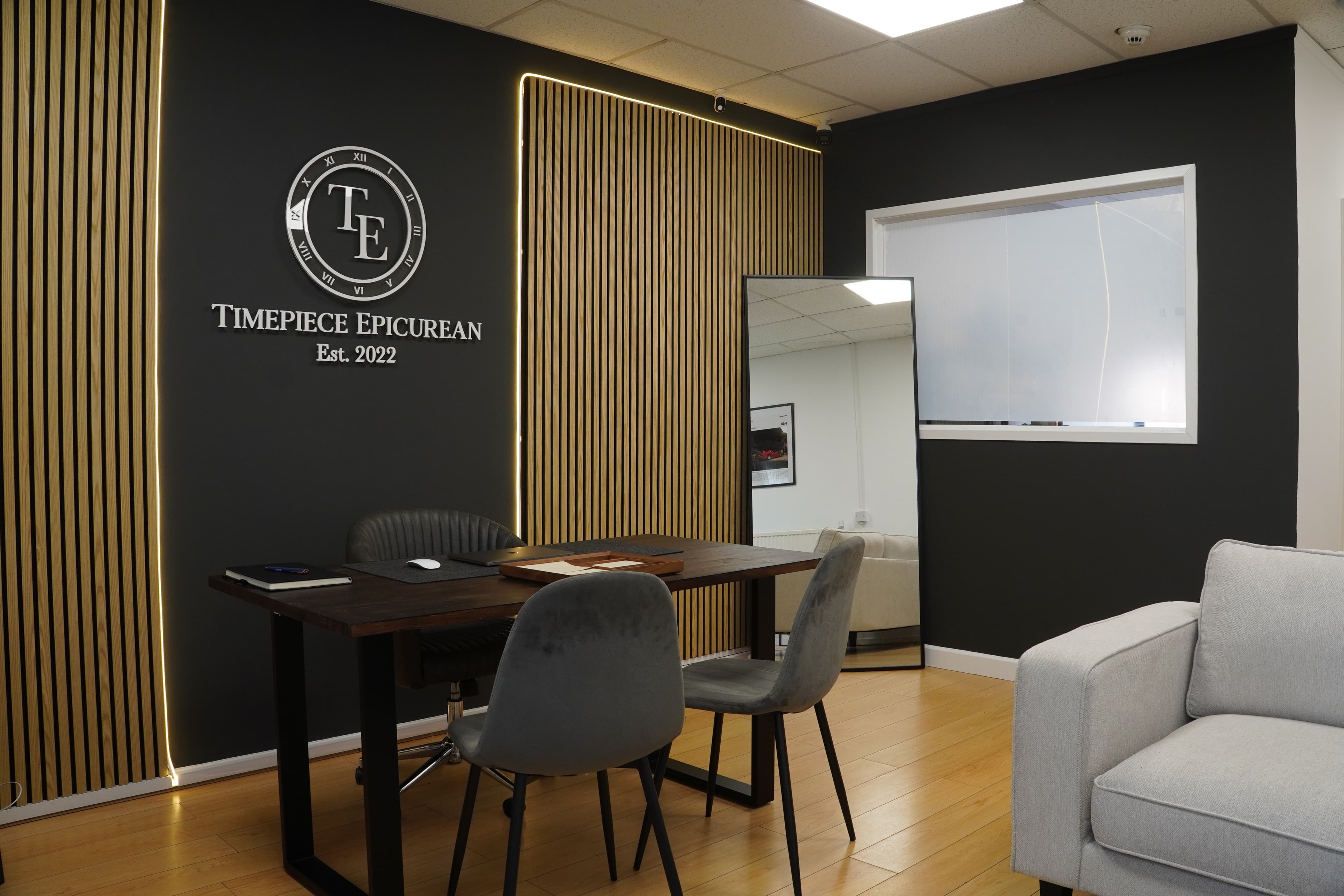 Timepiece Epicurean office interior
